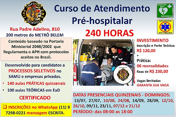 Curso de APH 240 horas