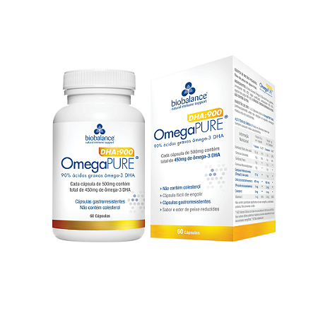 OMEGAPURE DHA:900 500MG 60 CÁPSULAS - BIOBALANCE
