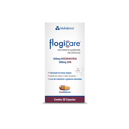 FLOGICARE RESVERATROL 160MG + EPA 390MG 30 CÁPSULAS - BIOBALANCE
