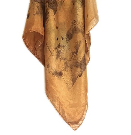 Echarpe Ouro 100% seda | 150x40cm