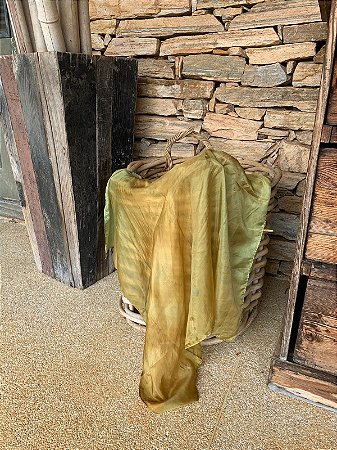 Lenço Terra 100% seda | 90x90cm