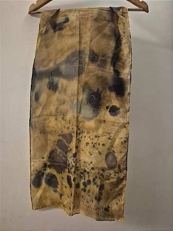 Echarpe Animal Print 100% seda | 150x40cm