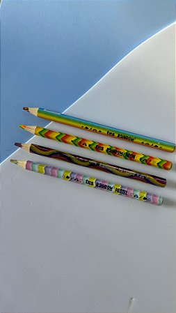 Lápis Rainbow Arco Íris Jumbo