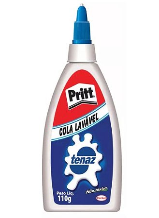 Cola Pritt Tenaz Líquida Branca 110g Escolar Lavável