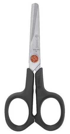 Tesoura Escola Mundial Canhoto Ponto Vermelho 669c- 4.1/4pol
