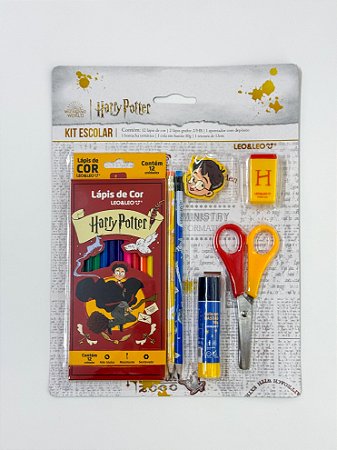 Kit Lápis De Cor 12 Cores Harry Potter Leo&Leo