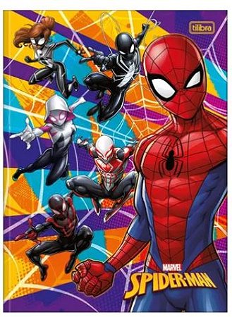 Caderno brochurão 80fls Homem Aranha - Tilibra