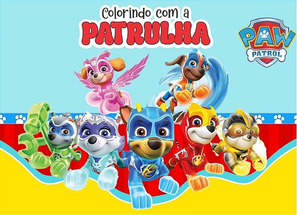 Livro de Colorir PATRULHA CANINA
