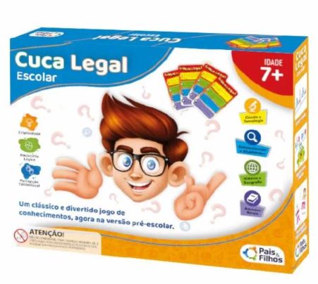Cuca Legal Escolar Jogo Inteligente Para Toda Família - Pais E Filhos