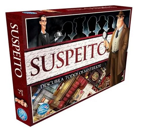 Jogo Tabuleiro Suspeito Descubra Todos Mistérios Detetive - Pais e Filhos