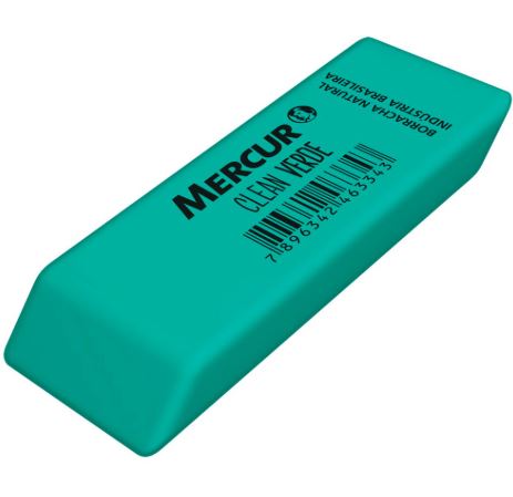 Borracha escolar Mercur Clean Verde