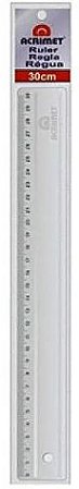 Régua escolar Acrimet 30CM Cristal