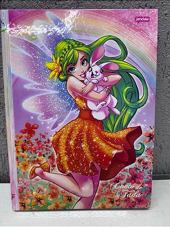 Caderno Brochurão Grande Cd 48 Fls Conto De Fadas Jandaia