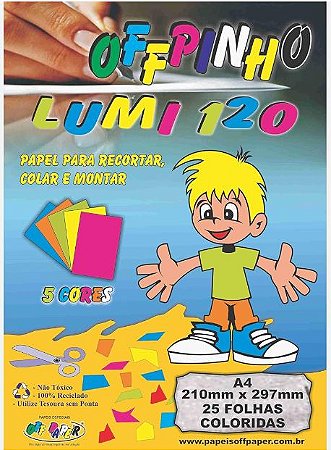 Papel Criativo Off Paper Offpinho Lumi 120 25 Folhas