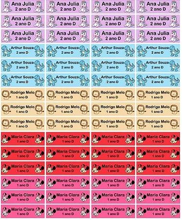 Etiqueta Personalizada Para Identificação Material Escolar