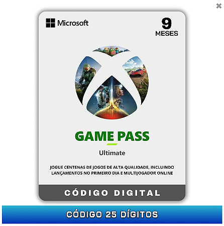 Games Pass Ultimate 9 Meses