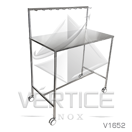 Mesa auxiliar com varal cirúrgico - Cód. V1652
