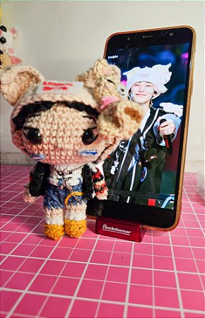Baby I.N touca FoxI.Ny DominATE Japão amigurumi