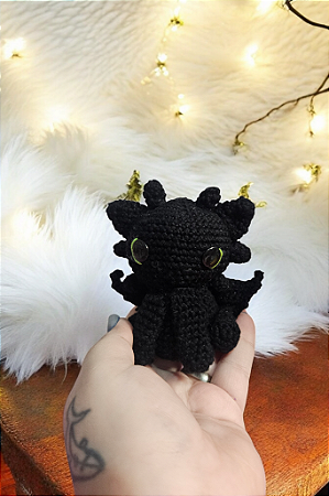 Banguela "Como treinar o seu dragão" amigurumi