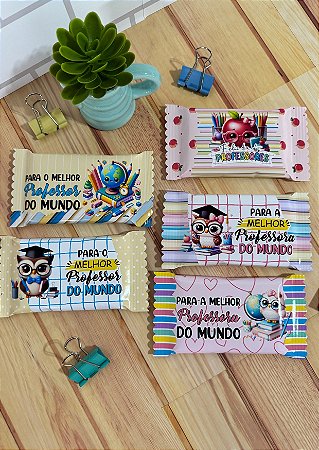 Chocolate Kit Kat personalizado Professores