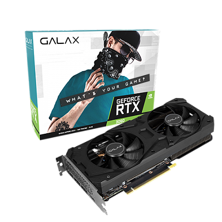 Placa de Video 8gb DDR6 - Marca GALAX - Modelo RTX3060 36NSL8MD6OCCI