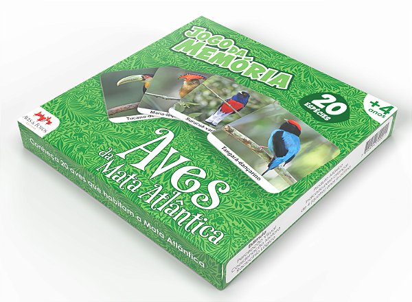 Jogo da Memória – Aves da Mata Atlântica