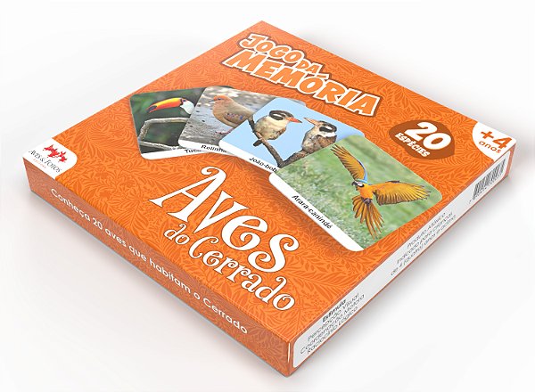 Jogo da Memória – Aves do Cerrado