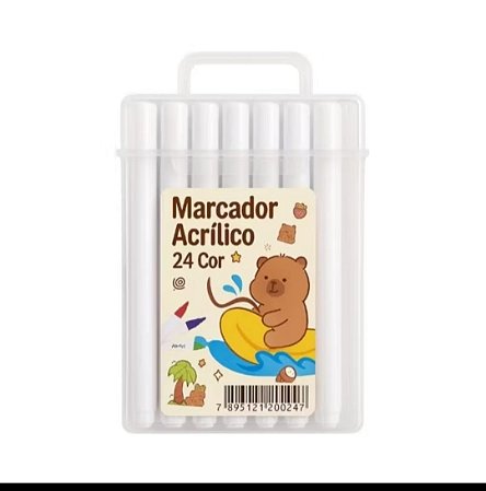 Kit Livro de Colorir Bobbie Goods + Marcador Acrílico 24 Cores