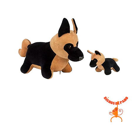 Pastor alemão grávida com 1 filhote