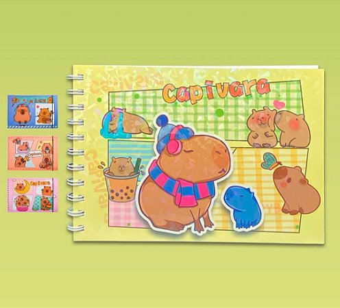 Livro de Colorir Capivara