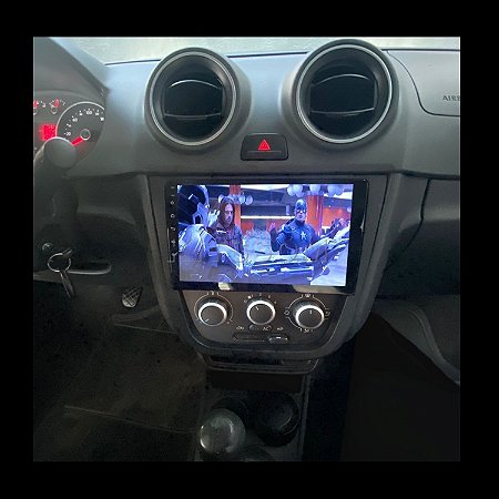 VW GOL CROSS SAVEIRO CROSS G5 2008-2012 Moldura e cabos de conexão para instala