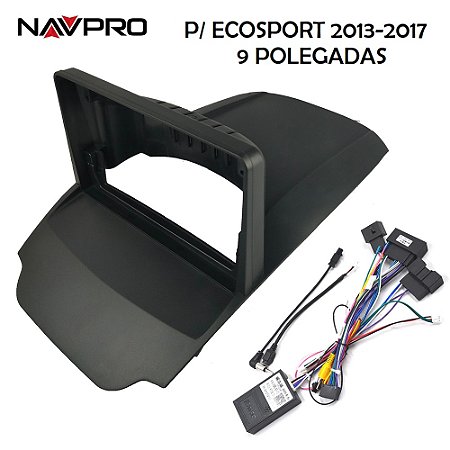 FOR FORD ECOSPORT 2013 A 2017 Moldura/Fascia e cabos de conexão para instalaç?