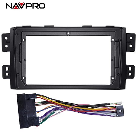 KIA MOHAVE Moldura/Fascia e cabos de conexão para instalação de central multi