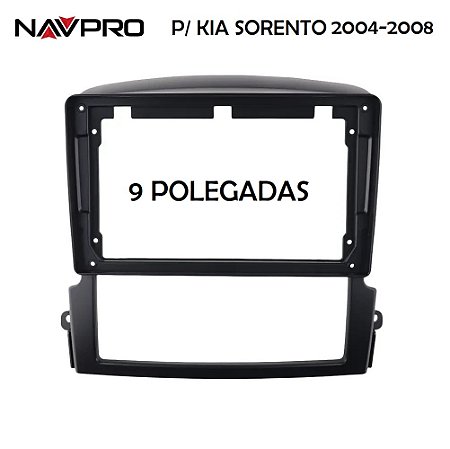 FOR KIA SORENTO 2004-2008 9 POLEGADAS Moldura/Fascia e cabos de conexão para in