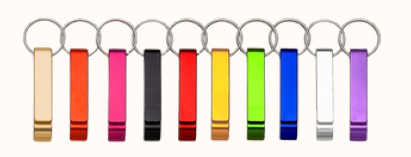 CHAVEIRO ABRIDOR DE METAL FORMATO "GARRAS"