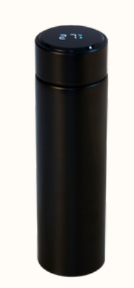 GARRAFA TÉRMICA 400ML COM DISPLAY LED