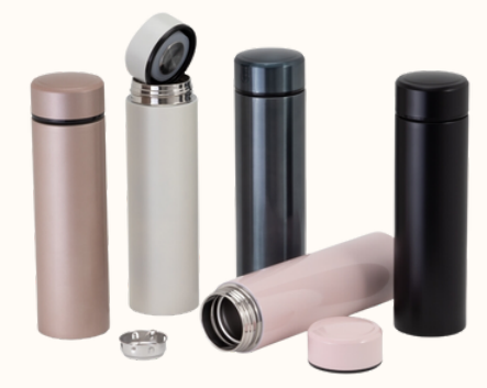 GARRAFA TÉRMICA 500ML DE AÇO INOXIDAVEL 304 COM INFUSOR DE BEBIDAS