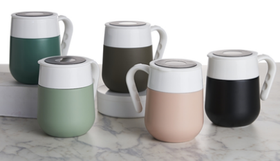 CANECA TÉRMICA INOX 500ML COM DISPLAY LED