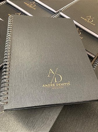 CADERNO GRANDE COMERCIAL E WIRE
