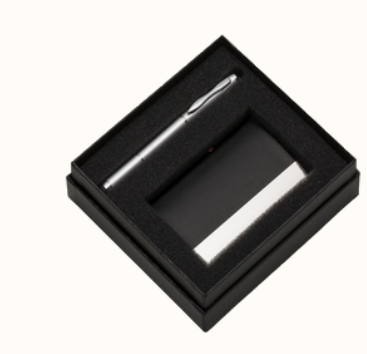 KIT EXECUTIVO 2 PEÇAS COM PORTA CARTÃO E CANETA