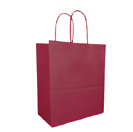 Sacola Kraft 13,5X8X16CM com 1 unidade - Marsala