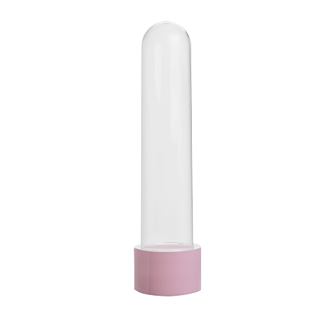 Tubete Grande 11cmx29mmØ Rosa Bebê com 10 unidades