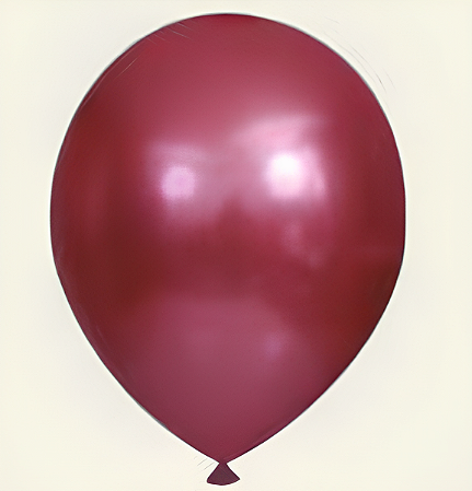 Balão 5" Joy Cromado - 25 unid. - Vermelho