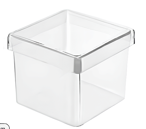 Caixa Acrílica 5x5x5cm Ttransparente com 10 unidades