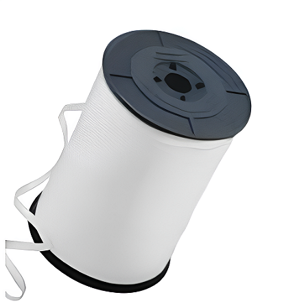 Fitilho de Plástico 5mm 228,6metros com 1 unidade - Branco