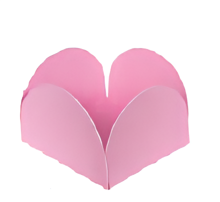 Forminhas para Doces 4 Petalas 7X7cm com 50 unidades - Rosa