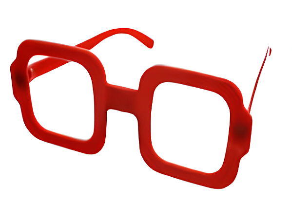 Óculos Plástico Nerd com 12 unidades