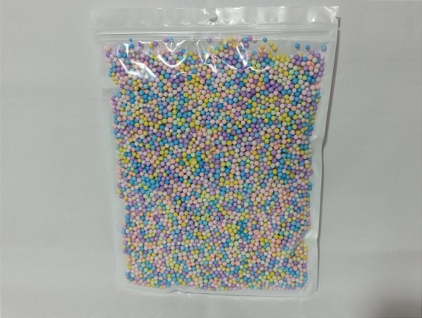 Mini Bolinhas de Isopor para Balões 18X20cm com 1 unid. - Colorido