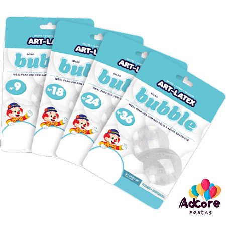 Balão Bubble Art-Latex Incolor - 18