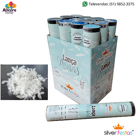 Lança Confete 30cm - Penas